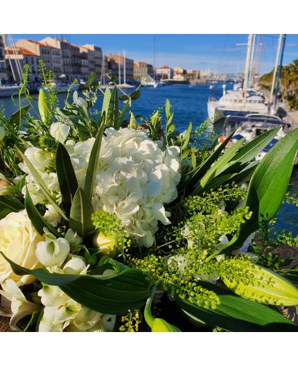 Bouquet blanc/vert par Amazonie
