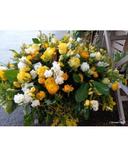 Panier de fleurs fines