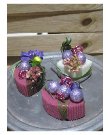 Mini-fours (mignadises de fleurs)