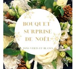 Bouquet surprise de Noël - tons blancs