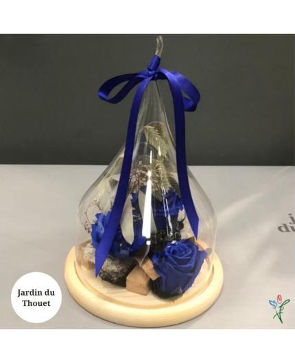 Roses éternelles bleues