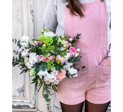 BOUQUET ROSE ET BLANC