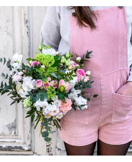 BOUQUET ROSE ET BLANC