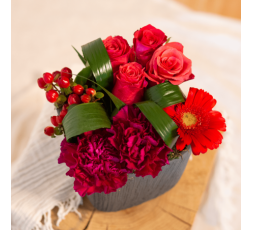 Composition florale - Coeur