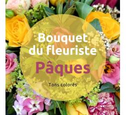 Bouquet du fleuriste tons colorés - Pâques