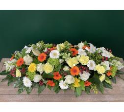 Composition de deuil rose