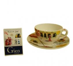 ROUTE DES INDES Déjeuner, tasse et sousoupe 