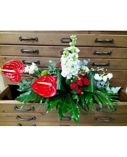 Bouquet avec structure