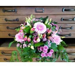 Bouquet rond classique rose
