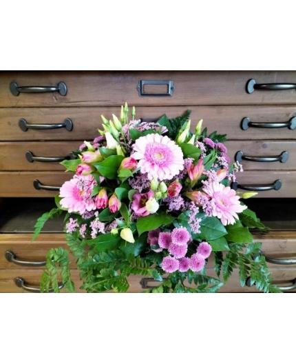 Bouquet rond classique rose