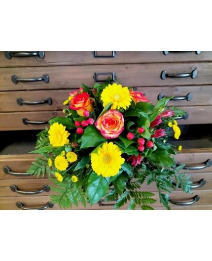 Bouquet rond classique coloré