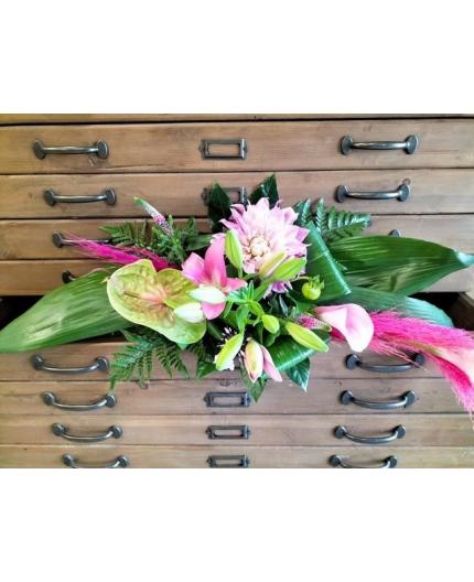 Bouquet avec structure