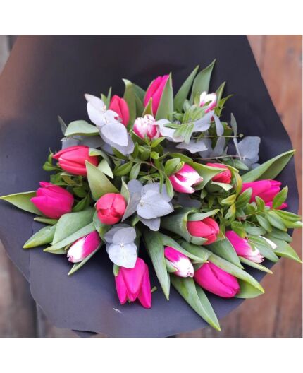 Bouquet de Tulipes Roses
