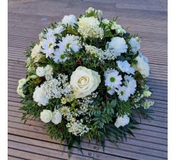 Coussin de deuil blanc