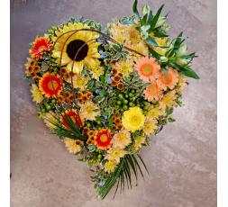 Cœur de deuil éclat de lumière