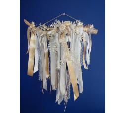 ATTRAPE REVES DORE ET BLANC