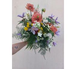 Bouquet de fleuriste champètre vives