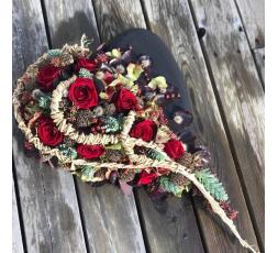 Cœur signature rouge intense