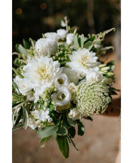 Bouquet du fleuriste - Blanc et Vert
