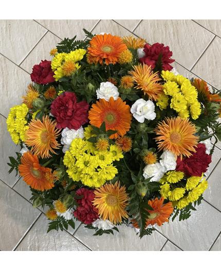 Coussin de deuil tons coloré