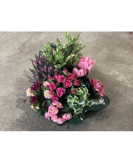 Composition de fleurs artificielles