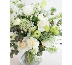 Bouquet du fleuriste - Blanc et Vert