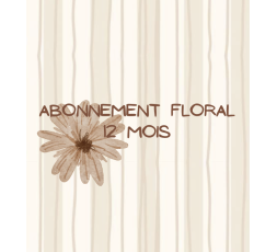 Abonnement Floral – 12 Mois