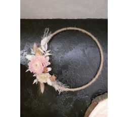 Couronne  fleurs séchées 