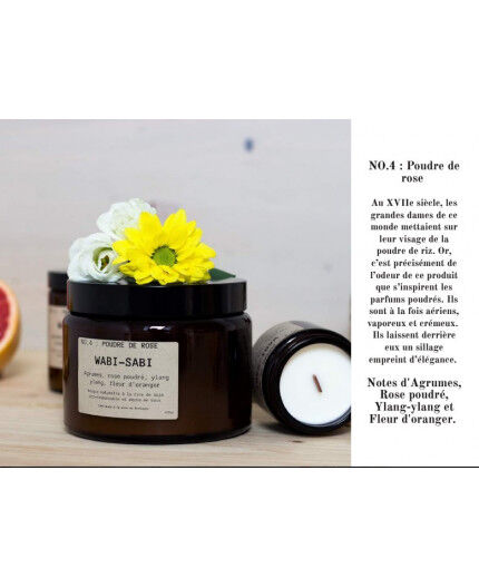BOUGIE N.4 Poudre de Rose