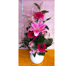 composition fleurs coupées