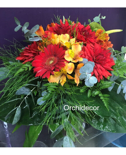  Bouquet aux couleurs flamboyantes 