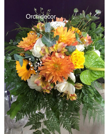 Bouquet rond pétillant