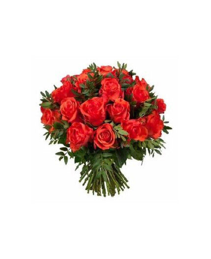 Bouquet de roses oranges