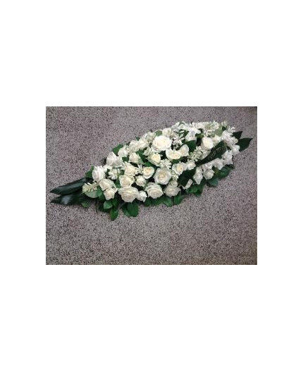 Dessus de Cercueil Blanc et Vert