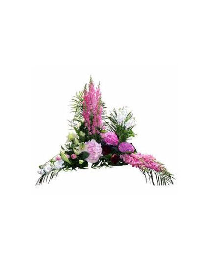 Devant de Tombe Rose et Blanc