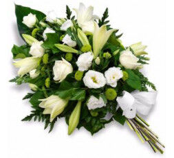 Gerbe piquée Blanc et Vert