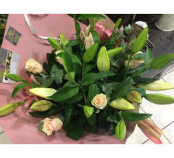 Bouquet de lys & roses - Paola