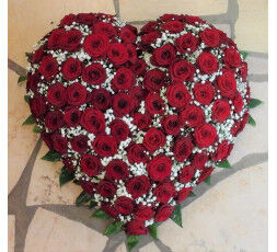 COEUR ROSES ET GYPSO