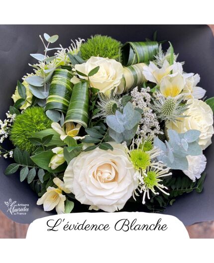 Bouquet du fleuriste blanc