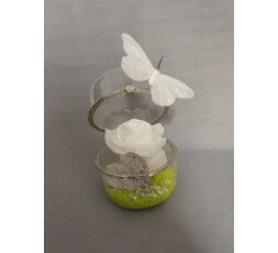 ÉCRIN DE ROSE ÉTERNELLE BLANC