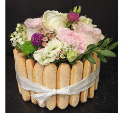 gâteau de fleurs