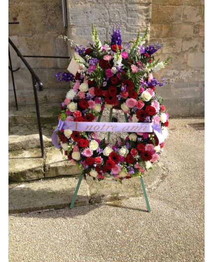 Couronne à fronton pastel