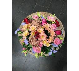 Bouquet rond Coloré - Astilbe Champagne