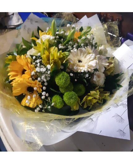 BOUQUET JAUNE ET BLANC