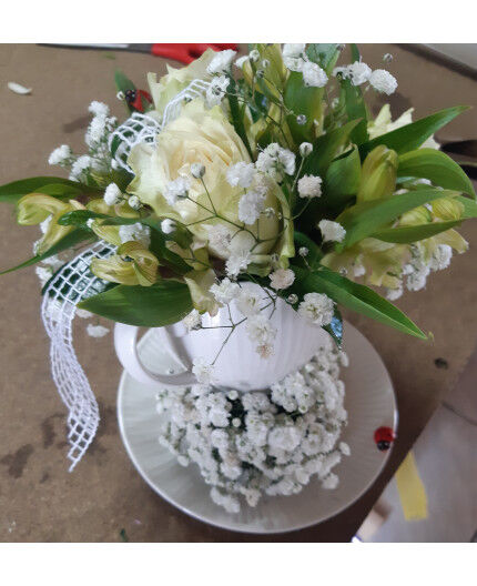 BOUQUET BLANC ET VERT