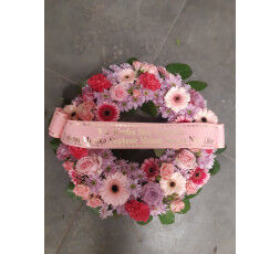 couronne diamètre 50cm au couleurs de votre choix (differentes photos)