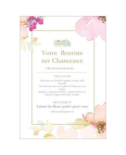 Carte Cadeau Composition Florale