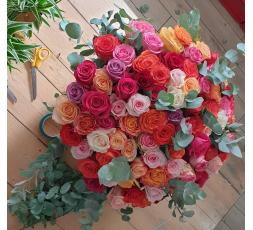 Roses couleurs variées